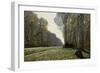 The Road to Chailly (The Forest of Fontainebleau), C. 1865-Claude Monet-Framed Giclee Print