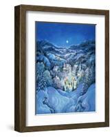 The Road to Christmas-Bill Bell-Framed Giclee Print