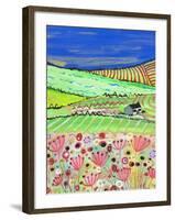 The Road to Crathes-Caroline Duncan-Framed Giclee Print