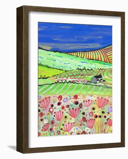 The Road to Crathes-Caroline Duncan-Framed Giclee Print