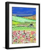 The Road to Crathes-Caroline Duncan-Framed Giclee Print