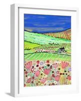 The Road to Crathes-Caroline Duncan-Framed Giclee Print