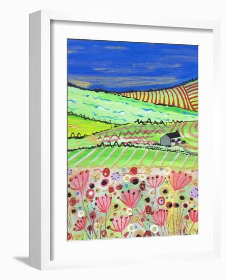 The Road to Crathes-Caroline Duncan-Framed Giclee Print