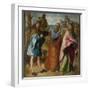 The Road to Emmaus, C. 1516-Altobello Melone-Framed Giclee Print