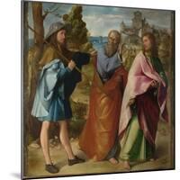 The Road to Emmaus, C. 1516-Altobello Melone-Mounted Giclee Print