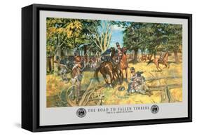 The Road to Fallen Timbers, Northwest Indian War-Hugh Charles Mcbarron Jr.-Framed Stretched Canvas