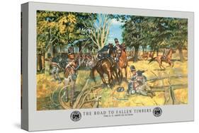 The Road to Fallen Timbers, Northwest Indian War-Hugh Charles Mcbarron Jr.-Stretched Canvas