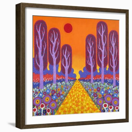 The Road To Fauvesville, 2013-David Newton-Framed Giclee Print