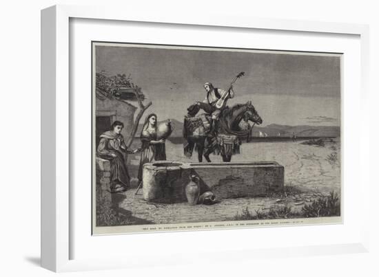 The Road to Gibraltar from San Roque-Richard Ansdell-Framed Giclee Print