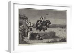 The Road to Gibraltar from San Roque-Richard Ansdell-Framed Giclee Print