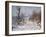 The Road to Giverny, Winter, 1885-Claude Monet-Framed Giclee Print