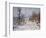 The Road to Giverny, Winter, 1885-Claude Monet-Framed Premium Giclee Print