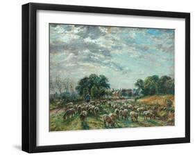 The Road to Hatfield Heath, C.1900-William Mark Fisher-Framed Giclee Print