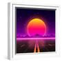 The Road to Infinity at Sunset-arthobbit-Framed Photographic Print