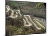 The Road to Kathmandu Winding up Through Foothills from the Gangetic Plain, Nepal-David Beatty-Mounted Photographic Print