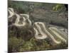 The Road to Kathmandu Winding up Through Foothills from the Gangetic Plain, Nepal-David Beatty-Mounted Photographic Print