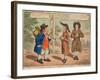 The Road to London or the Countryman and the Quakers, 1812-George Moutard Woodward-Framed Giclee Print