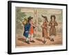 The Road to London or the Countryman and the Quakers, 1812-George Moutard Woodward-Framed Giclee Print