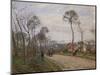 The Road to Louveciennes, 1870-Camille Pissarro-Mounted Giclee Print