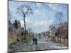 The Road to Louveciennes, 1872-Camille Pissarro-Mounted Giclee Print