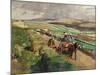 The Road to Market, 1924-Harold Harvey-Mounted Giclee Print