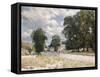 The Road to Marly-Le-Roi-Alfred Sisley-Framed Stretched Canvas