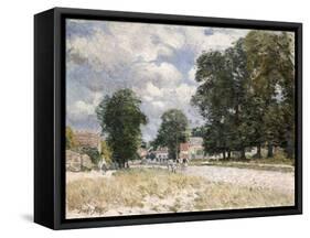 The Road to Marly-Le-Roi-Alfred Sisley-Framed Stretched Canvas