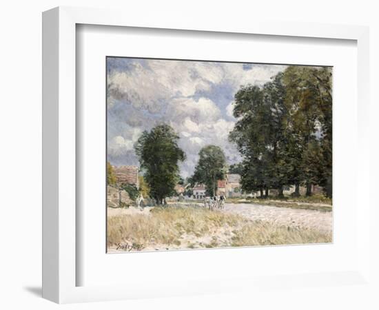 The Road to Marly-Le-Roi-Alfred Sisley-Framed Giclee Print