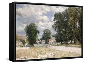 The Road to Marly-Le-Roi-Alfred Sisley-Framed Stretched Canvas