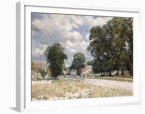 The Road to Marly-Le-Roi-Alfred Sisley-Framed Giclee Print