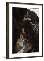 The Road to Pindaya Caves Containing 8094 Containing Statues of Buddha, Pindaya, Myanmar-null-Framed Giclee Print