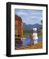 The Road to Portofino-Bryan Ubaghs-Framed Giclee Print