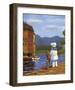 The Road to Portofino-Bryan Ubaghs-Framed Giclee Print