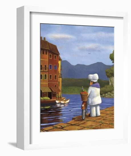 The Road to Portofino-Bryan Ubaghs-Framed Giclee Print