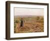 The Road to Rouen, Pontoise, 1872-Camille Pissarro-Framed Giclee Print