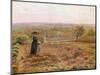 The Road to Rouen, Pontoise, 1872-Camille Pissarro-Mounted Giclee Print
