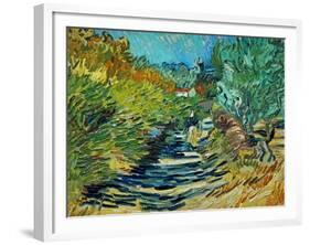 The Road to Saint-Remy, c.1890-Vincent van Gogh-Framed Giclee Print