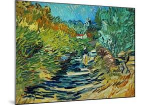 The Road to Saint-Remy, c.1890-Vincent van Gogh-Mounted Giclee Print