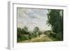 The Road to Sevres, 1858-59-Jean-Baptiste-Camille Corot-Framed Giclee Print