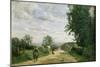 The Road to Sevres, 1858-59-Jean-Baptiste-Camille Corot-Mounted Giclee Print