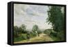 The Road to Sevres, 1858-59-Jean-Baptiste-Camille Corot-Framed Stretched Canvas