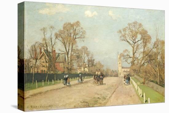 The Road to Sydenham, 1871-Camille Pissarro-Stretched Canvas