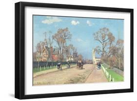 The Road to Sydenham, 1871-Camille Pissarro-Framed Giclee Print