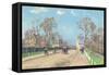 The Road to Sydenham, 1871-Camille Pissarro-Framed Stretched Canvas