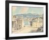 The Road to the Harbour - St Ives-Frank Sherwin-Framed Premium Giclee Print