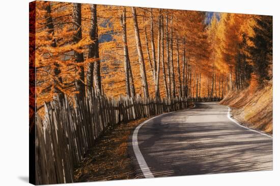 The Road to the Odle, Val Di Funes-ClickAlps-Stretched Canvas