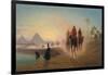 The Road to the Pyramids-Charles Theodore Frere-Framed Giclee Print