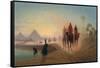 The Road to the Pyramids-Charles Theodore Frere-Framed Stretched Canvas