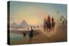 The Road to the Pyramids-Charles Theodore Frere-Stretched Canvas