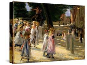 The Road to the School at Edam, 19th or Early 20th Century-Max Liebermann-Stretched Canvas